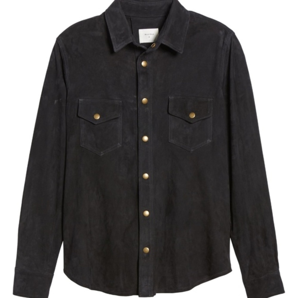 Billy Reid Suede Workshirt